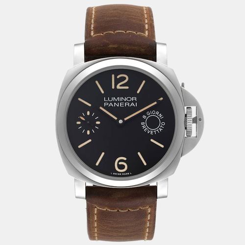 Stainless Steel Luminor Marina PAM00590 Automatic Men's Wristwatch 44 mm - Panerai - Modalova