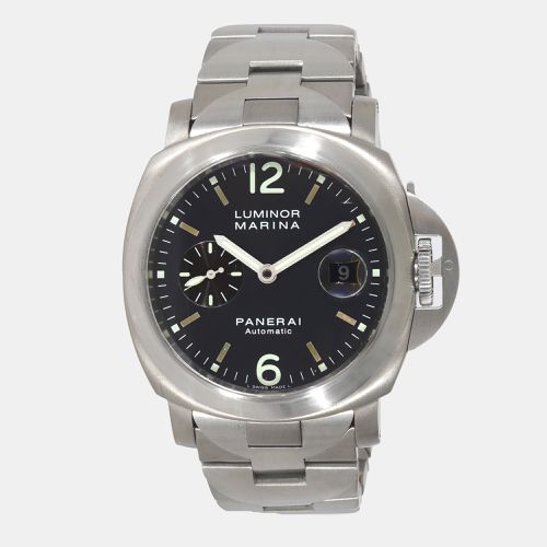 Panerai Grey Titanium Luminor Marina PAM00091 Automatic Men's Wristwatch 44 mm - Panerai - Modalova