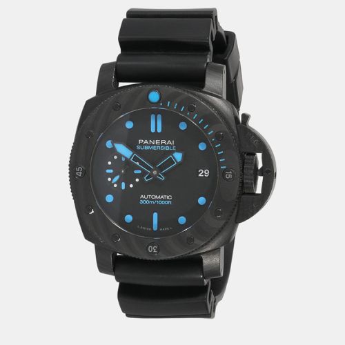 Panerai Black Carbon Fiber Luminor PAM00960 Automatic Men's Wristwatch 42 mm - Panerai - Modalova