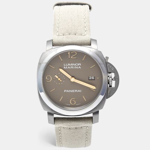 Panerai Luminor Marina 1950 PAM00734 Titanium 44 MM Watch - Panerai - Modalova