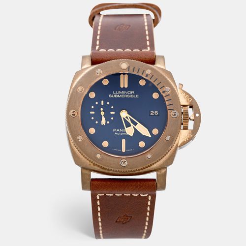 Panerai Luminor Submersible 1950 Blue Pam00671 Bronze Case 47 MM Watch - Panerai - Modalova