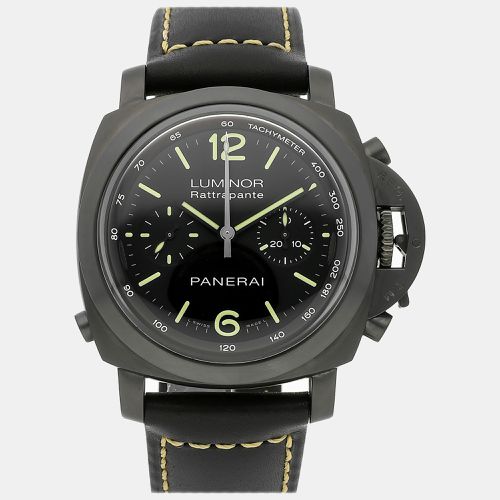 Panerai Black Stainless Steel Luminor PAM00357 Automatic Men's Wristwatch 44 mm - Panerai - Modalova