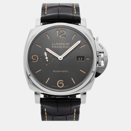 Panerai Grey Stainless Steel Luminor PAM00943 Automatic Men's Wristwatch 45 mm - Panerai - Modalova