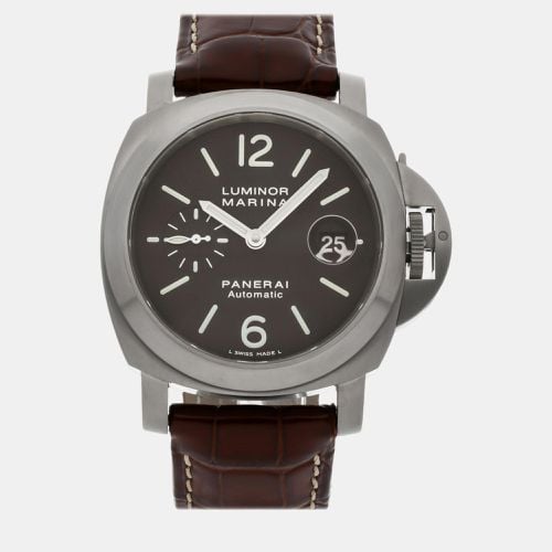 Panerai Brown Titanium Luminor Marina PAM00240 Automatic Men's Wristwatch 44 mm - Panerai - Modalova