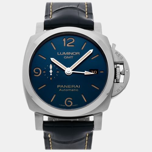 Panerai Blue Stainless Steel Luminor PAM01033 Automatic Men's Wristwatch 44 mm - Panerai - Modalova