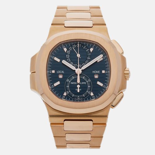 Pre-Owned Patek Philippe Nautilus Travel Time Chronograph 5990/1R-001 - Patek Philippe - Modalova