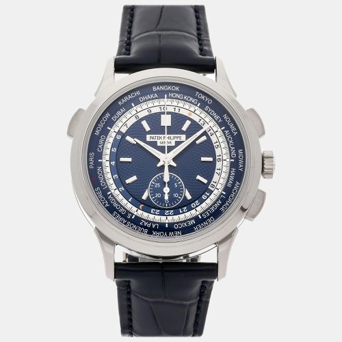 Patek Philippe Blue 18k White Gold Complications Automatic Men's Wristwatch 39 mm - Patek Philippe - Modalova