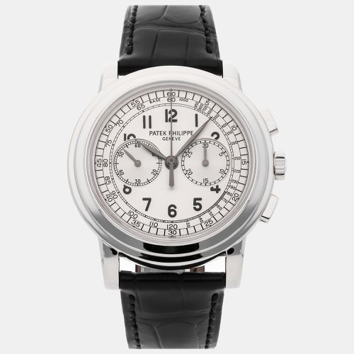 K White Gold Complications 5070G-001 Manual Winding Men's Wristwatch 42 mm - Patek Philippe - Modalova