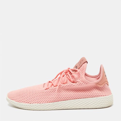 Adidas x Pharell Williams Rose Pink Fabric Tennis Sneakers Size 47.5 - Pharrell Williams - Modalova