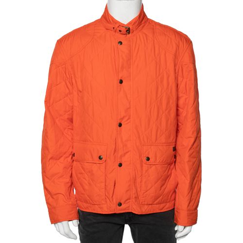 Polo Ralph Lauren Orange Synthetic Quilted Cadwell Bomber Jacket XL - Polo Ralph Lauren - Modalova