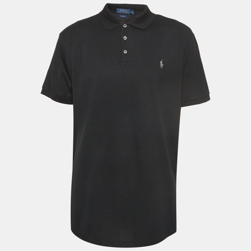 Polo Ralph Lauren Black Logo Embroidered Cotton Pique Polo T-Shirt XXL - Polo Ralph Lauren - Modalova