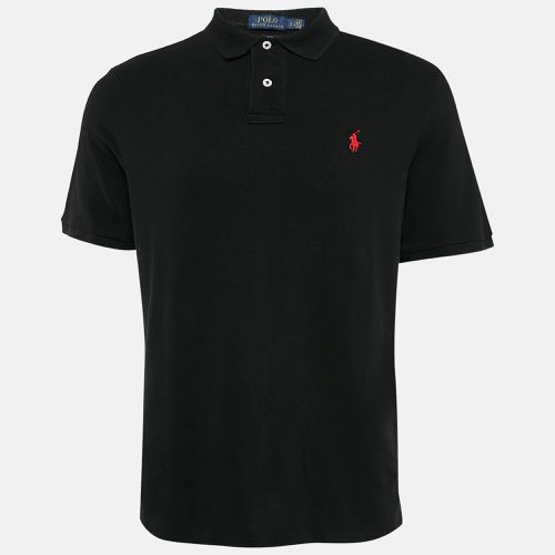 Polo Ralph Lauren Black Cotton Pique Polo T-Shirt L - Polo Ralph Lauren - Modalova