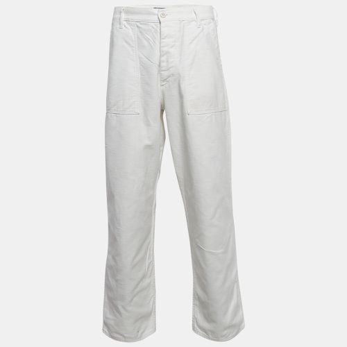 Polo Ralph Lauren White Cotton Straight Leg Trousers M - Polo Ralph Lauren - Modalova