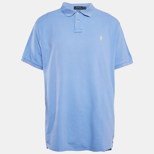 Polo Ralph Lauren Blue Cotton Pique Custom Fit Polo T-Shirt XXL - Polo Ralph Lauren - Modalova