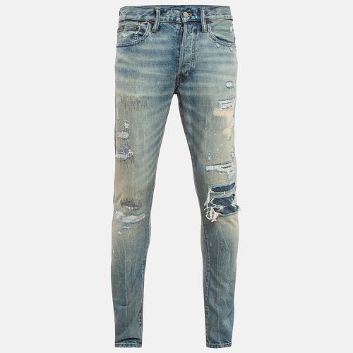 Polo Ralph Lauren Blue Distressed & Washed Denim Jeans M Waist 32" - Polo Ralph Lauren - Modalova