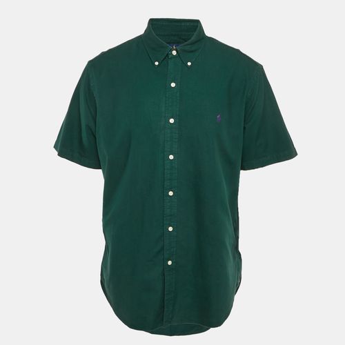 Polo Ralph Lauren Green Cotton Short Sleeve Shirt XL - Polo Ralph Lauren - Modalova