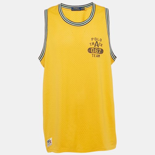 Polo Ralph Lauren Yellow Pinhole Jersey Sleeveless T-Shirt XL - Polo Ralph Lauren - Modalova