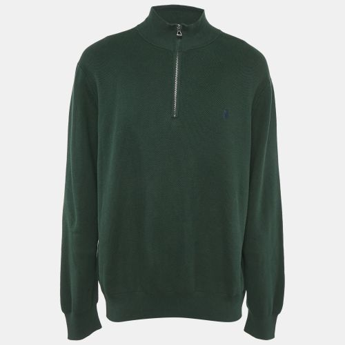 Polo Ralph Lauren Green Pique Cotton Polo Long Sleeve T-Shirt XXL - Polo Ralph Lauren - Modalova