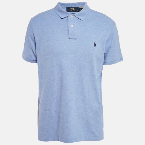 Polo Ralph Lauren Blue Cotton Pique Slim Fit Polo T-Shirt XL - Polo Ralph Lauren - Modalova