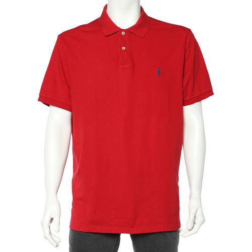 Polo Ralph Lauren Red Cotton Pique Polo T-Shirt XXL - Polo Ralph Lauren - Modalova