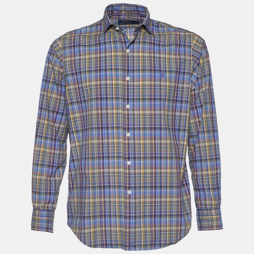 Polo Ralph Lauren Multicolor Madras Check Cotton Button Front Shirt M - Polo Ralph Lauren - Modalova