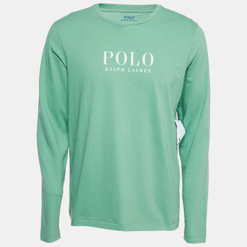 Polo Ralph Lauren Green Cotton Printed Long Sleeve T-Shirt M - Polo Ralph Lauren - Modalova