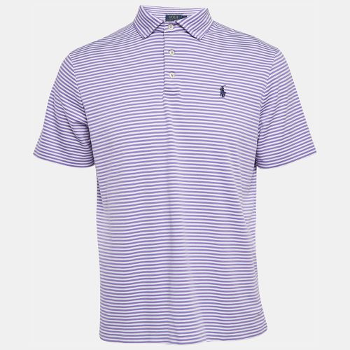 Striped Cotton Polo Classic Fit T-Shirt M - Polo Ralph Lauren - Modalova