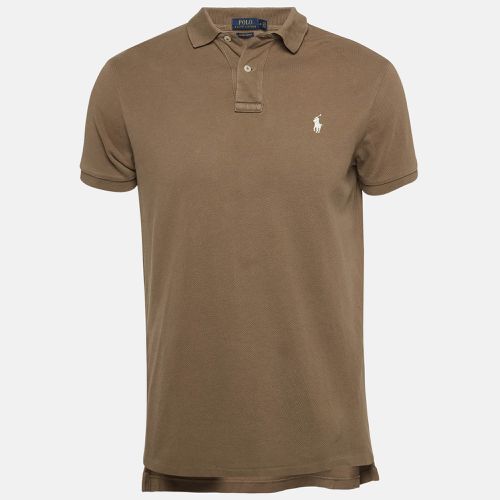 Polo Ralph Lauren Brown Cotton Custom Slim Fit Polo T-Shirt M - Polo Ralph Lauren - Modalova