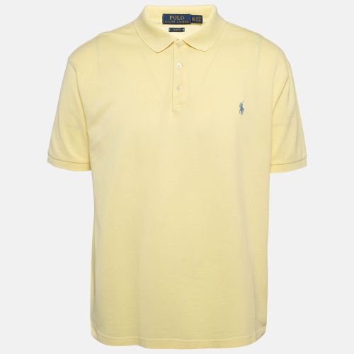 Polo Ralph Lauren Yellow Pique Knit Polo T-Shirt XXL - Polo Ralph Lauren - Modalova