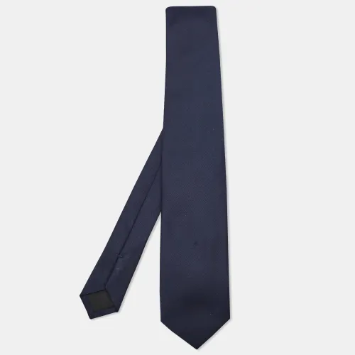 Prada Navy Blue Nylon Classic Tie - Prada - Modalova
