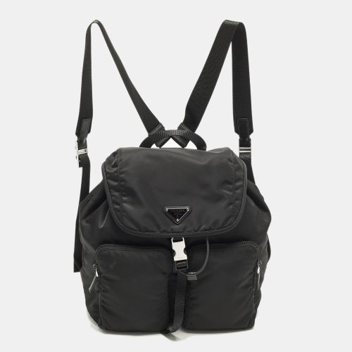 Explore Drawstring Nylon Backpack - Prada - Modalova