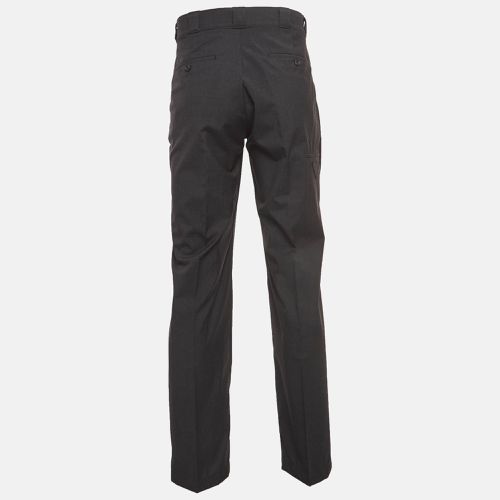 Prada Grey Wool Buttoned Formal Trousers XS - Prada - Modalova