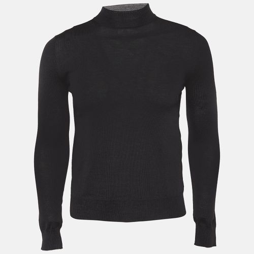 Prada Black Wool Rib Knit Turtle Neck Sweater XS - Prada - Modalova