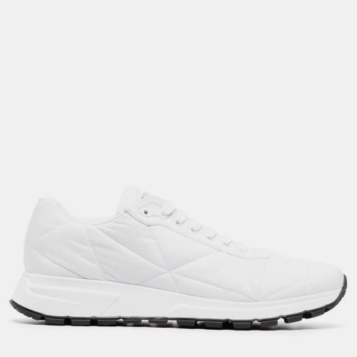 Prada White Quilted Nylon Sneaker EU 42 - Prada - Modalova