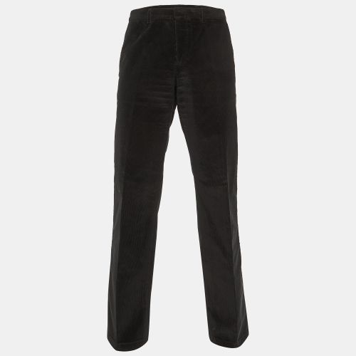 Prada Black Corduroy Regular Fit Pants XL - Prada Sport - Modalova