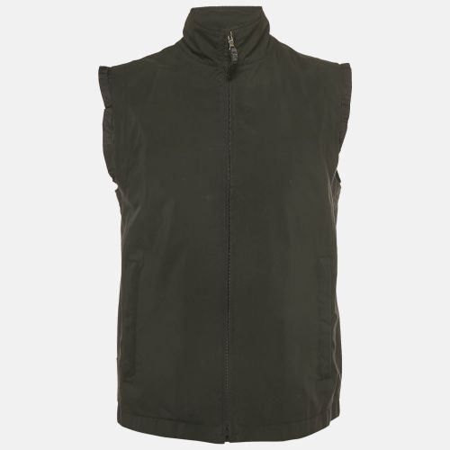 Prada Sport Black Windbreaker Zip Up Vest L - Prada Sport - Modalova