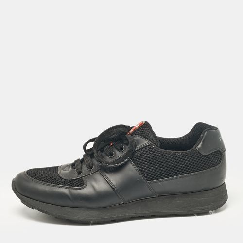 Leather and Mesh Lace Up Sneakers Size 42.5 - Prada Sport - Modalova