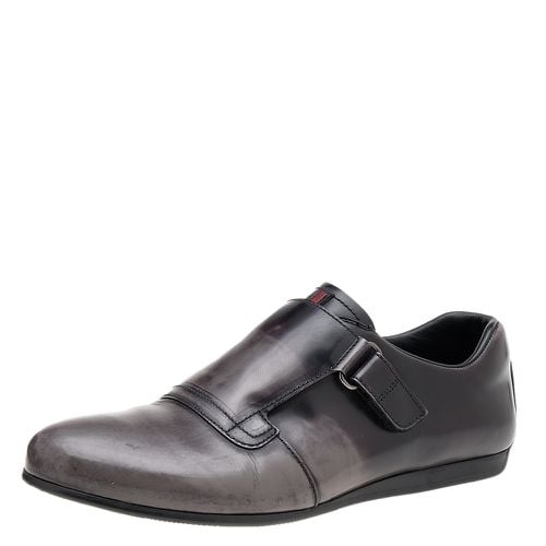 Two Tone Leather Single Strap Monk Shoes Size 42 - Prada Sport - Modalova