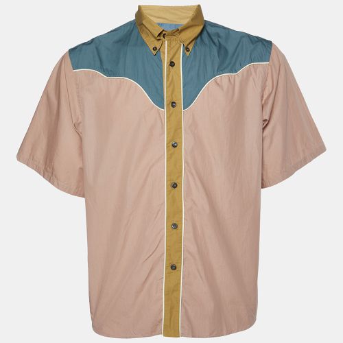 Cotton Paneled Button Front Shirt XL - Prada - Modalova