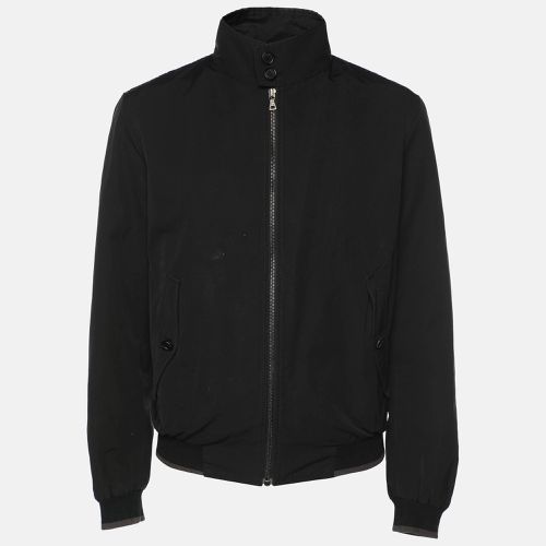 Prada Black Synthetic Zip Front Jacket M - Prada - Modalova