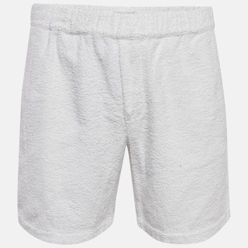 Prada White Terry Cotton Shorts L - Prada - Modalova