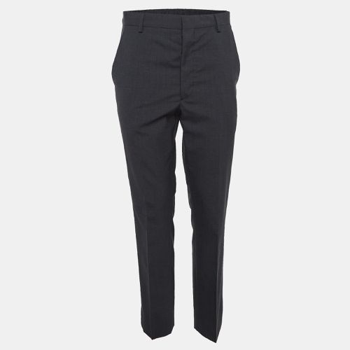 Prada Black Virgin Wool Trousers S - Prada - Modalova