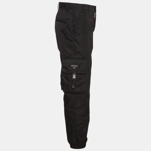 Re-Nylon Triangle Logo Patch Jogger Pants M - Prada - Modalova