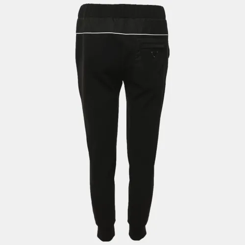 Neoprene Triangle Re-Nylon Drawstring Pants S - Prada - Modalova