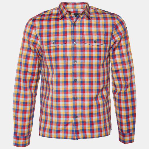 Prada Multicolor Plaided Button Front Shirt M - Prada - Modalova