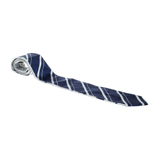 Prada Grey and Blue Printed Silk Traditional Tie - Prada - Modalova