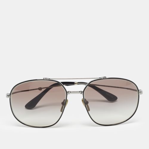 Prada Black/Grey Gradient SPR 51Y Aviator Sunglasses - Prada - Modalova