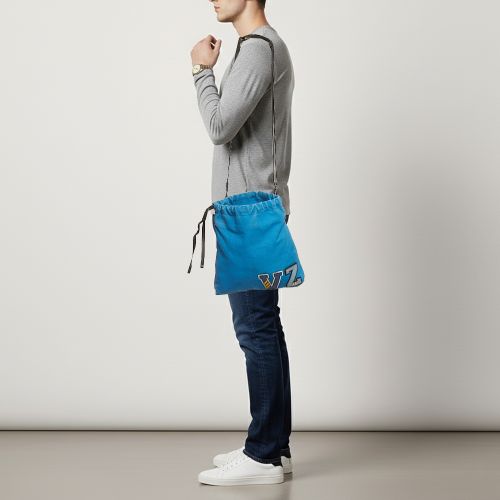 Canvas Drawstring Messenger Bag - Prada - Modalova
