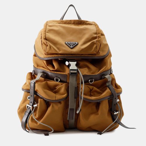 Vz117 Backpack Nylon Leather Backpack Bag - Prada - Modalova