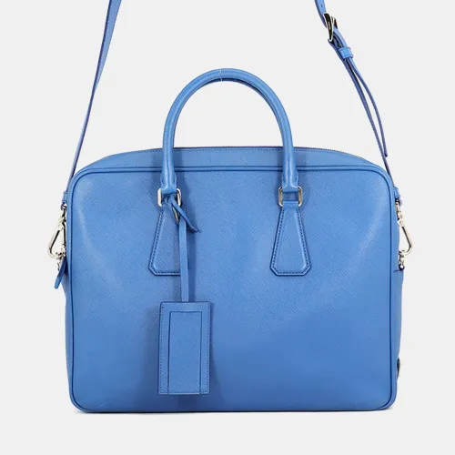 Briefcase Saffiano Leather Briefcase Bag - Prada - Modalova